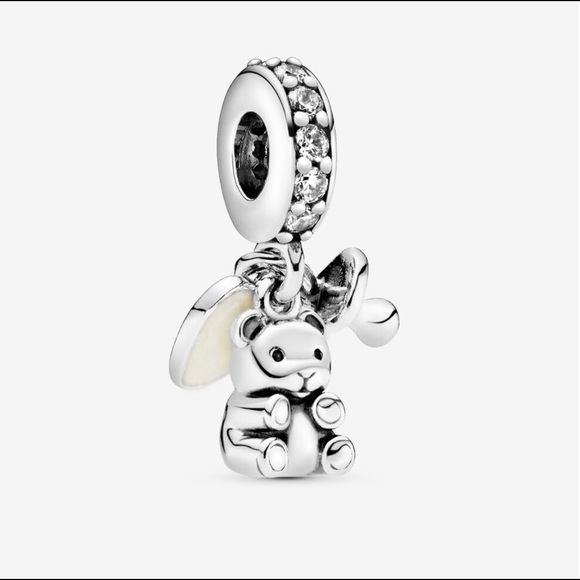 Baby Teddy Bear Dangle Charm• Pandora• NEW - Picture 1 of 2